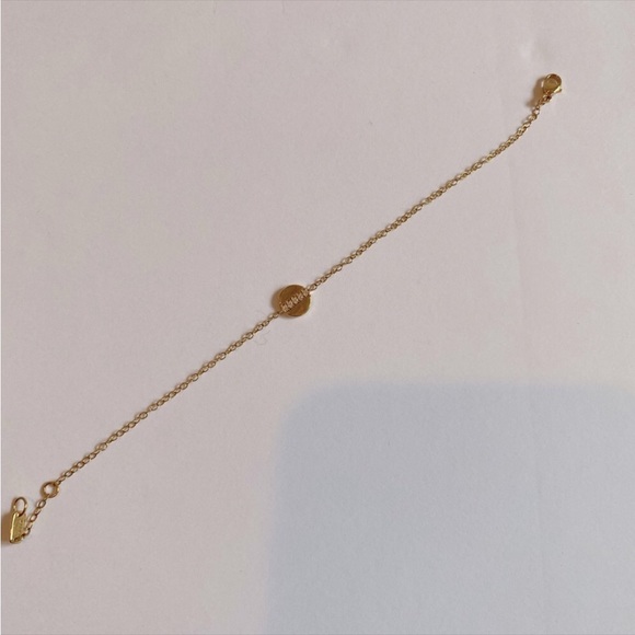 IPPOLITA 18K/750 Yellow Gold Senso™ Mini Disc Bracelet +5 quality Diamonds ITALY - Picture 4 of 14